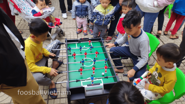 Bàn bi lắc Mini Big 6 tay đội hình 1-3-3 (màu đen)