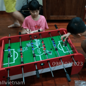Bàn bi lắc Mini Big 6 tay đội hình 1-3-3 (màu đỏ)
