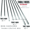 Thanh sắt cầu thủ bàn bi lắc Harvard - Rod Solid sắt đặc
