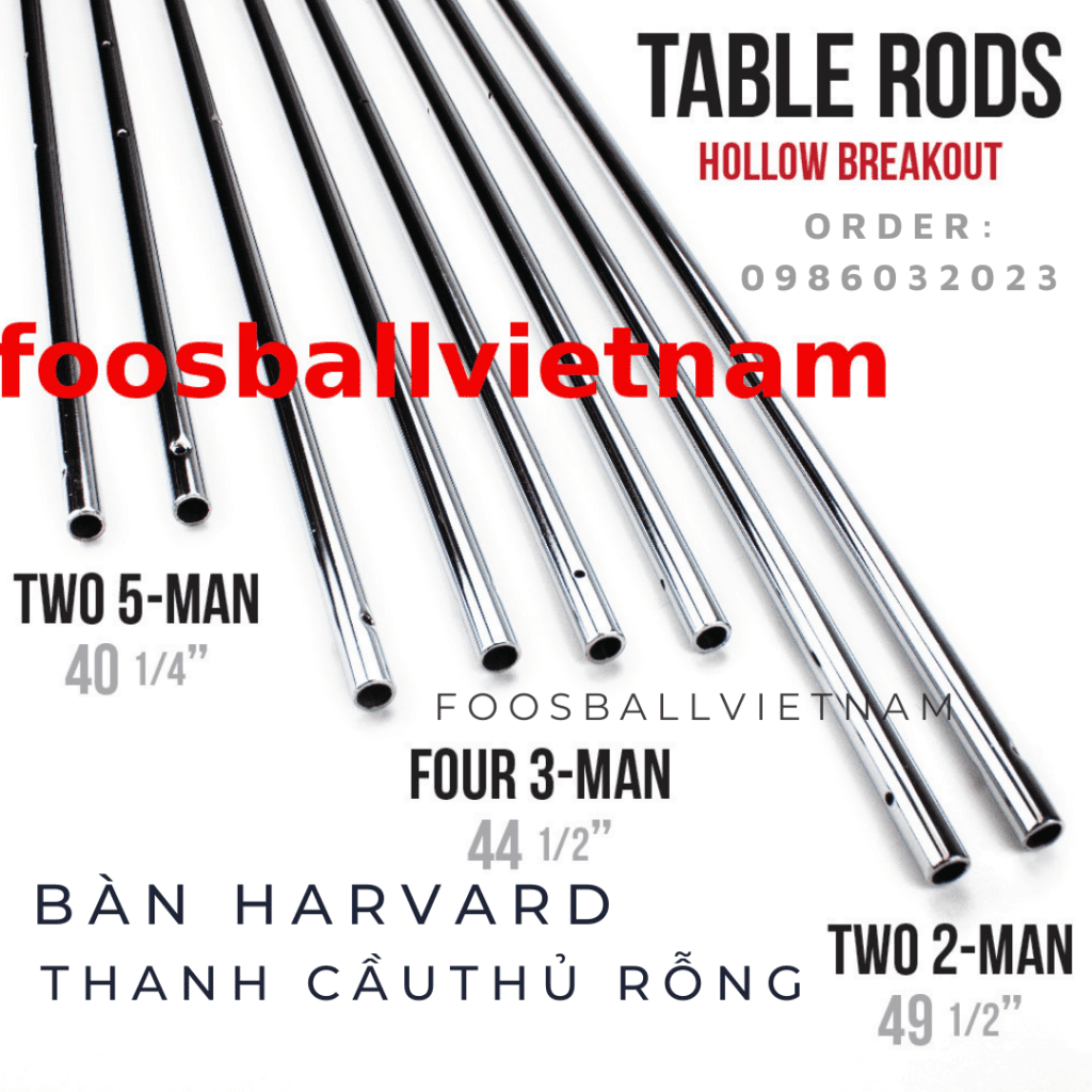  Harvard Rod Hollow (sắt rỗng)