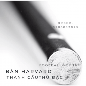 Thanh sắt cầu thủ bàn bi lắc Harvard - Rod Solid sắt đặc Dùng cho loại bàn HARVARD có kích thước 1,4m (table size) Đường kính (diameter): 15.8mm