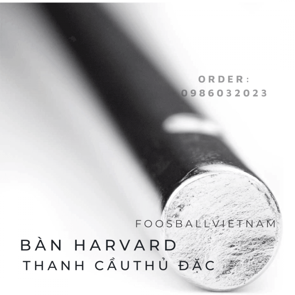 Thanh sắt cầu thủ bàn bi lắc Harvard - Rod Solid sắt đặc Dùng cho loại bàn HARVARD có kích thước 1,4m (table size) Đường kính (diameter): 15.8mm