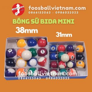 Bóng sứ bida mini 31 & 38 mm