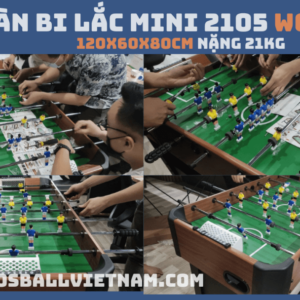 Bàn Bi lắc Mini 2105 Wooden Full 11 cầu thủ 120x60x80cm nặng 21kg