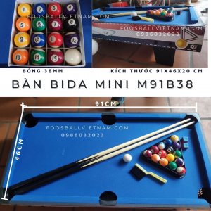 Bàn bida mini m91B38