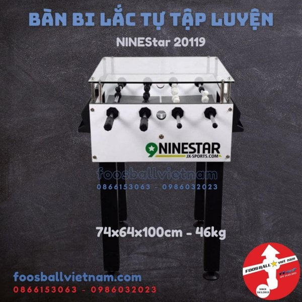 bàn bi lắc rút gọn tự tập luyện Fireball KeyMan 9 STAR 20119