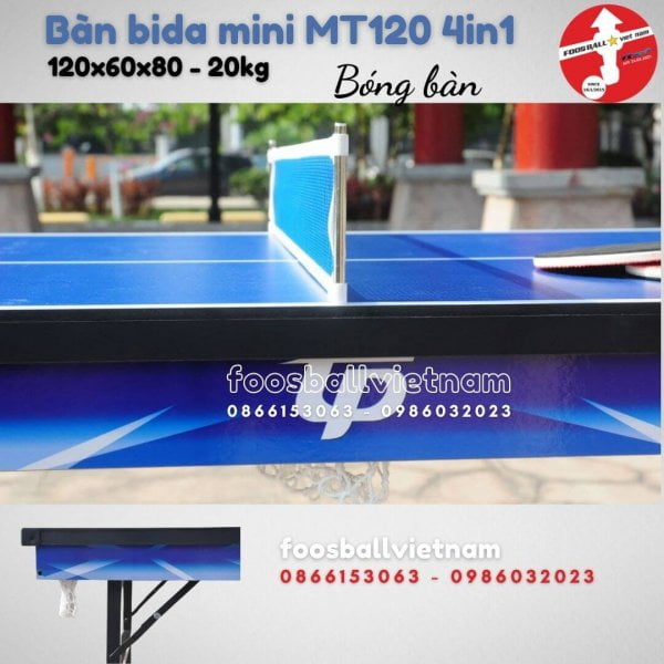 Bàn bi-a bida billiard mini MT120 4in1