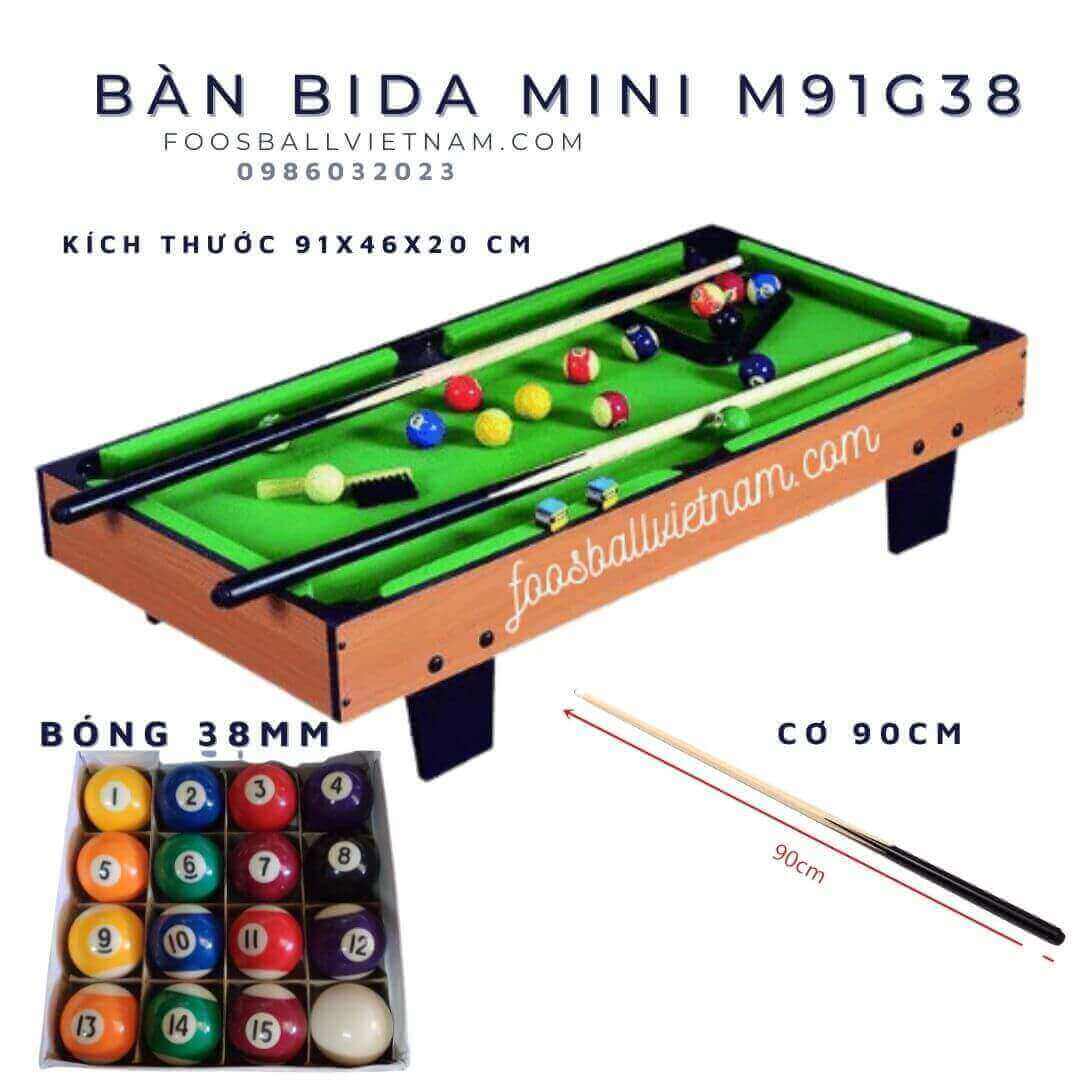 Bàn Bida Mini M91 Nhập Khẩu Cao Cấp Giá Rẻ 91x46x20cm Bi Sứ Thật 38mm – Đại Lý Bàn Bi Lắc Bida Nhập Khẩu Giá Rẻ Nhất Việt Nam Bàn Bida Mini M91 Nhập Khẩu Cao Cấp Giá Rẻ 91X46X20Cm Bi Sứ Thật 38Mm – Đại Lý Bàn Bi Lắc Bida Nhập Khẩu Giá Rẻ Nhất Việt Nam
