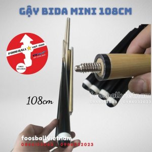 Phụ kiện cơ gậy bi a bida mini trẻ em giá rẻ loại 1 khúc dài 90cm, loại 2 khúc dài 1m08