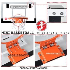 Bảng bóng rổ basketball mini gắn tường