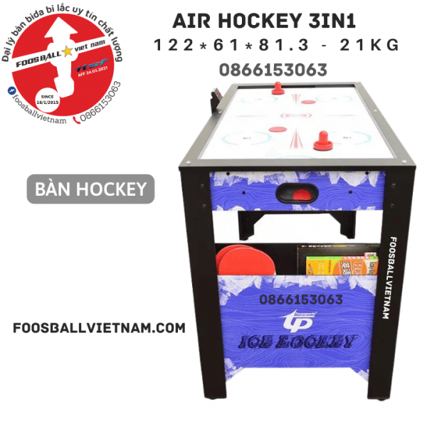 Bàn chơi khúc Côn Cầu, bàn bóng bàn, bàn đọc sách 3in1