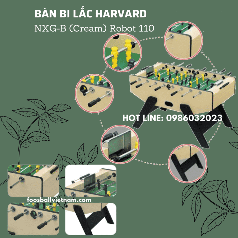 Bàn bi lắc Harvard NXG-A/B Cream SKU jx110
